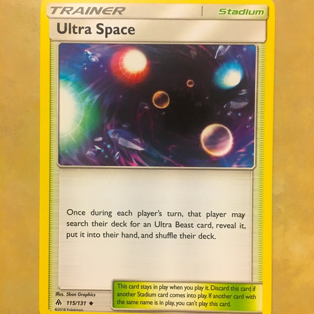 Ulta Space Pokémon card